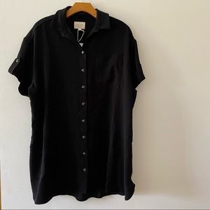 NWT Sezane Sofia dress in black